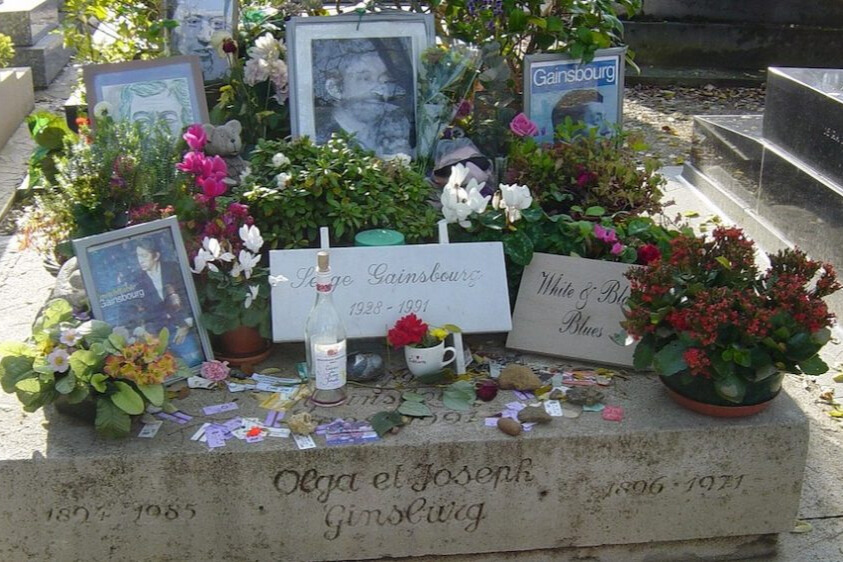 Cimetière du Montparnasse - Serge Gainsbourg